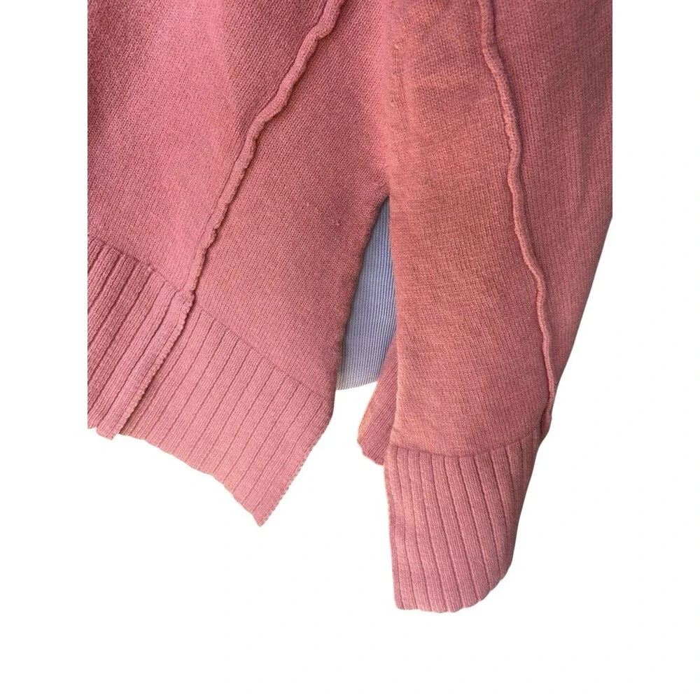 Free people Orion Oversized Tunic Sweater Size XS Rose Slouchy Boho Lagenlook‎